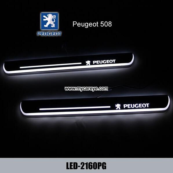 Peugeot 4008 car door Water proof pedal auto lights welcome light led