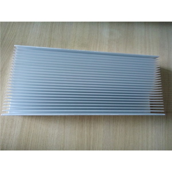 Electrical 350*500*20mm Silver Cooler Heatsink Aluminum Heat Sink Cooling Fin 0.25mm Thin Fin GS ROHS