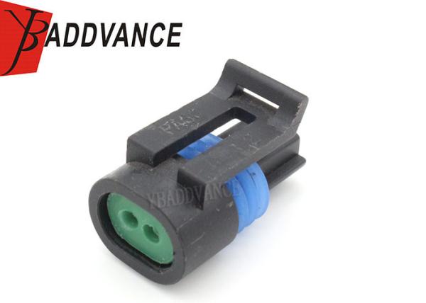 2 Hole Pull to Seat Metri-Pack 150.2 Series Blk Waterproof Connector 12162193