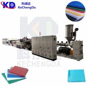 PVC PE PP Hollow Board Extrusion Line Extruded Polycarbonate Sheet 120 - 300kg/H