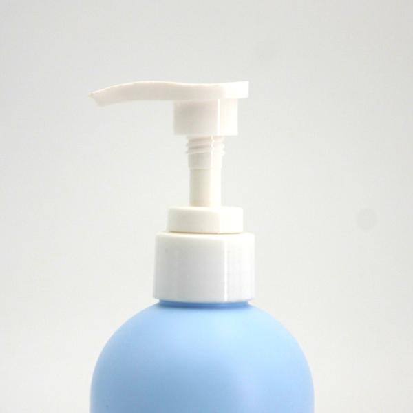 250mL 8.45oz HDPE Blue Cosmetic Lotion Bottle Round Shoulder