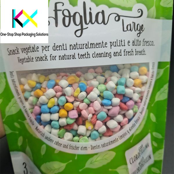 Customized Matte Surface Plastic Pouch Bags with Digital Printing for Food Packaging