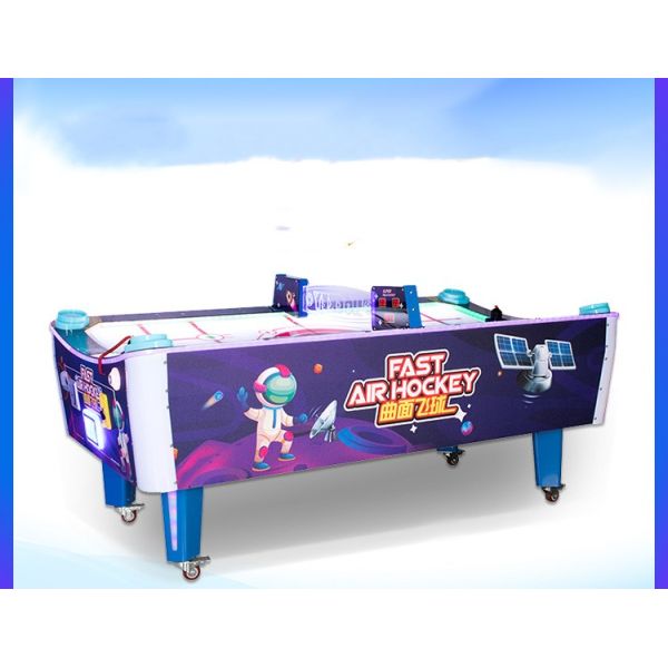 Jogos Indoor Arcade Air Hockey Table Metal Acrílico Material Plástico