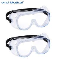 Lunettes médicales durables, stériles, antibuée, anti-éclaboussures de liquide, lunettes de protection de sécurité