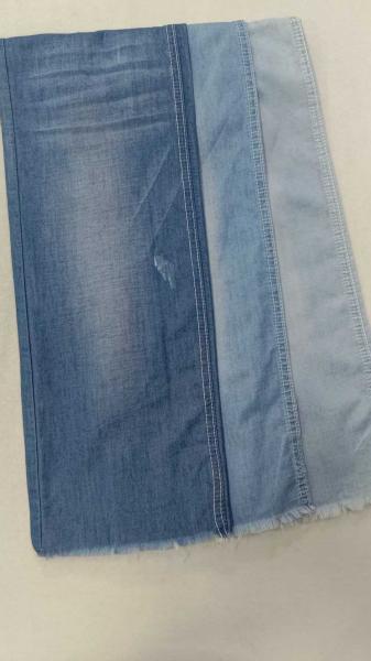 Tissu denim INDIGO FONCÉ très léger de 4,3 oz, de 180 cm de large, 32*32, non extensible, JSD3326, pour la vente en gros