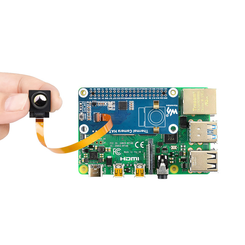 Weixue Non-Contact Far Infrared Thermal Image Sensor Module Thermal Imager for Raspberry Pi/USB Drones Racing Drone Accessories
