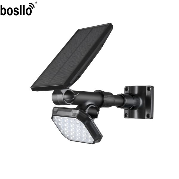 ABS PC Solar Powered Outdoor Lighting 6500K/3500K Color Temperature 3.7V 2200MAH Li-ion Battery