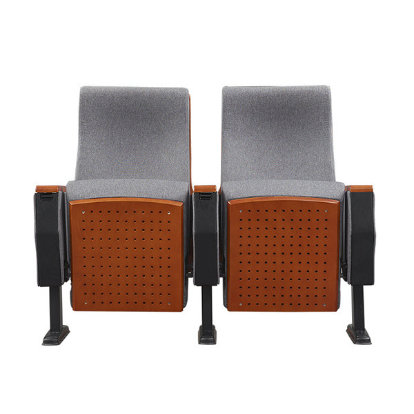 Painted Arm Plywood Theater Auditorium Seating / Folding Movie Chairs anti static