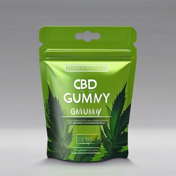 3.5g mylar Weed Packaging Bag Child Resistant Zipper For Edible Food With Recyclable PE