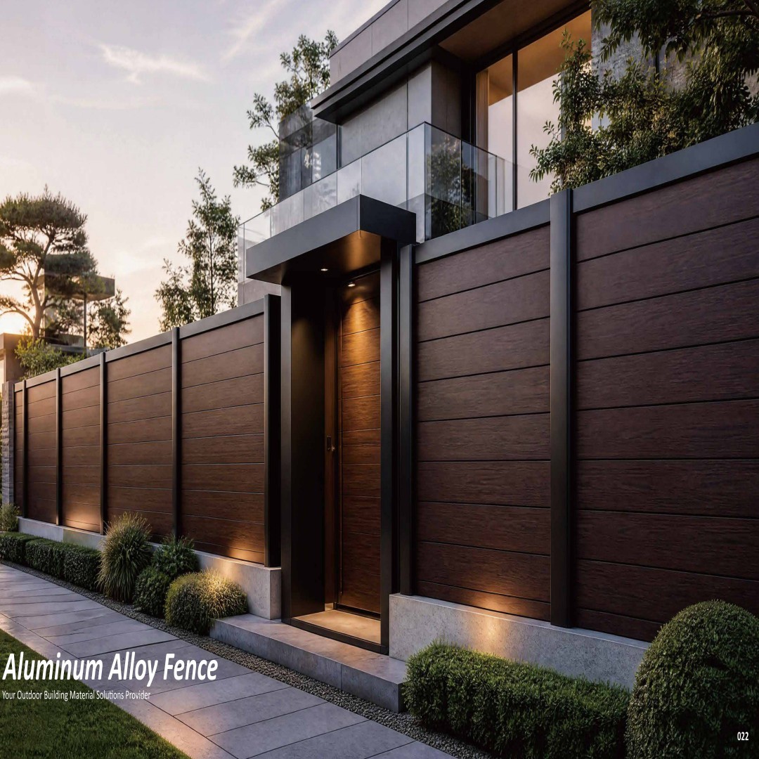 Modular Aluminum Alloy Fence High Strength Weather Resistant