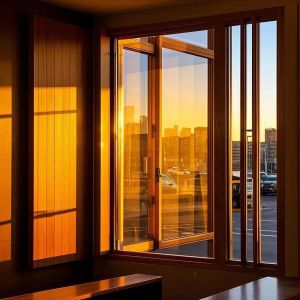 Reflective Float Safety Glass Curtain Wall Low E Enhanced Panel System