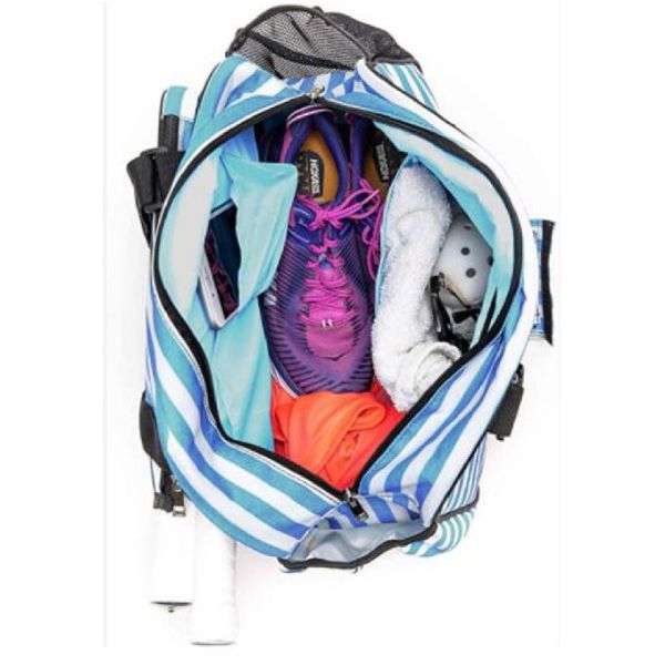 Women'S 600D Polyester Pickleball Paddle Bag With Water Bottle Holder