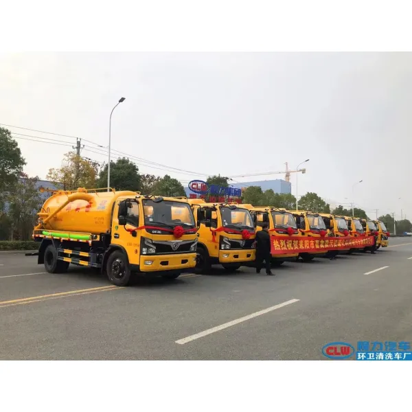 Dongfeng 12cmb Vacuum Truck, Sewer Suction Truck