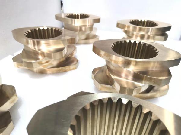 Abrasion Resistance Twin Screw Extruder Involute Spline Screw Shaft