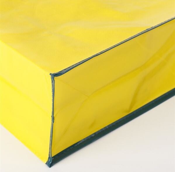 Wholesale high promotion laminated recyclable advertising logo pp printing grocery custom tote shopping non woven bag