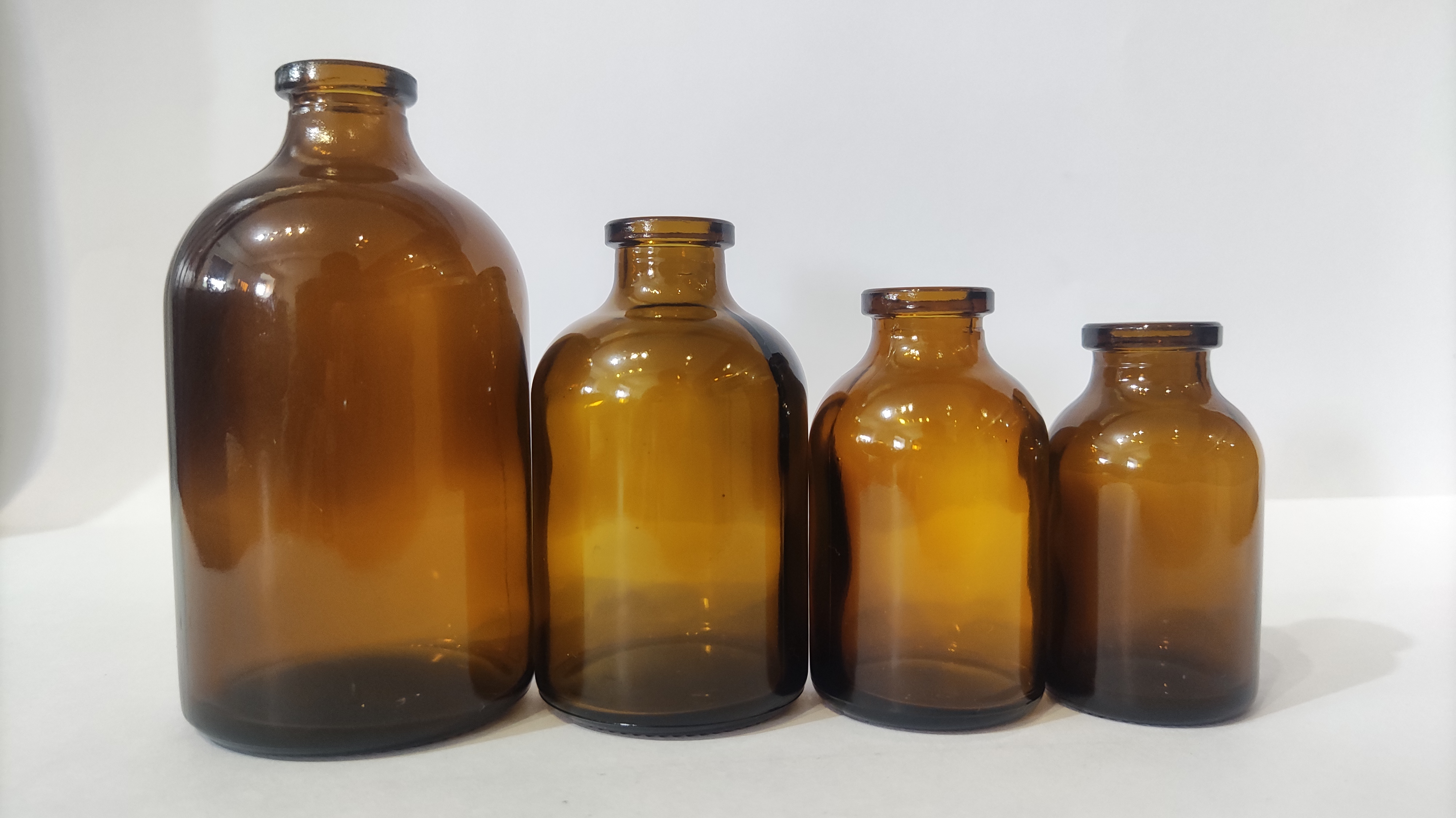 фармацевтическая косметика 20мл пробирка отлила в форму янтарную стеклянную пробирку стеклянной бутылки для впрыски