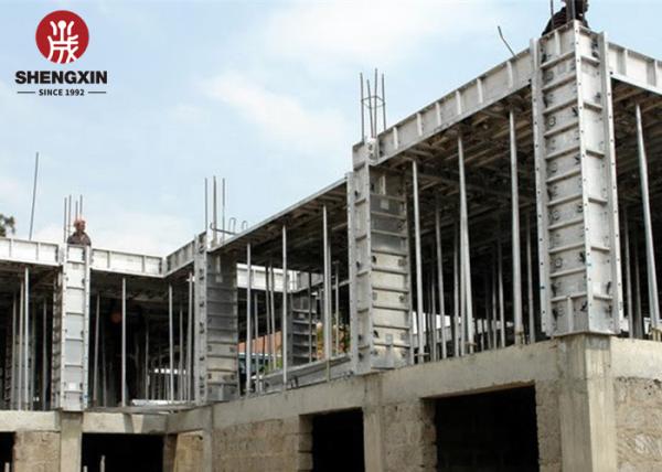 customized Length 2300mm Aluminium Formwork Panels Forming Concrete Slab