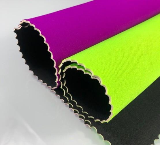 Single Side Sports SBR Neoprene Fabric Roll 3mm Silicone Sponge Rubber