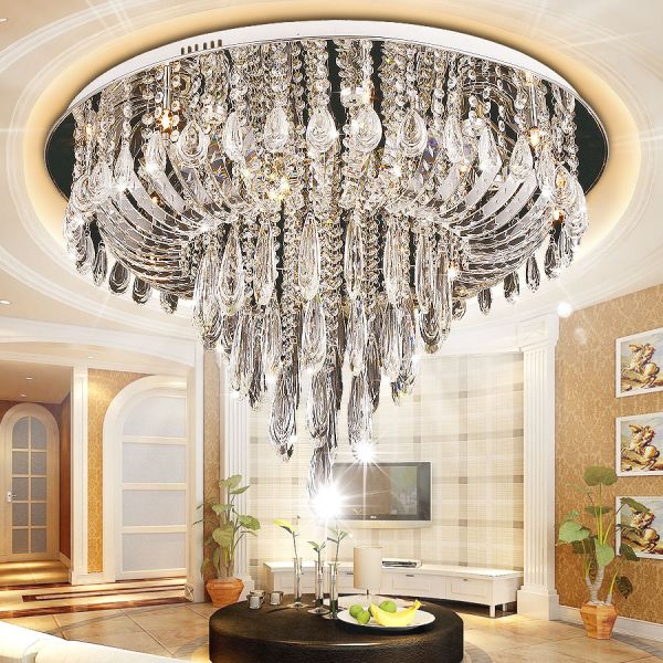 Popular Ceiling Crystal Light for Living Room Hotel Lighting (WH-CA-06)