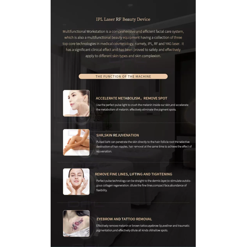 Good Quality Ice Semiconductor Laser Hair/Pigment Removal Beauty Machine Skin Whitening Anti-Aging
