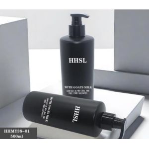 Customized Plastic Luxury Shampoo Bottles 500ml PE Bottle