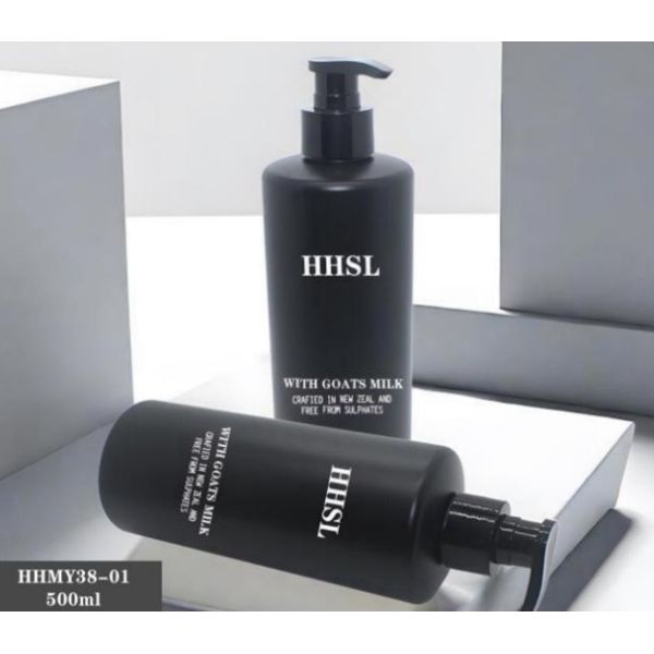 Customized Plastic Luxury Shampoo Bottles 500ml PE Bottle