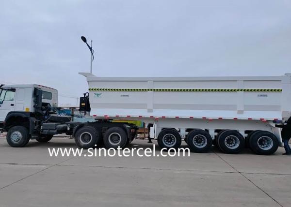 7500mm Semi Tipper Trailer 10mm Bottom Floor Tipping Trailers