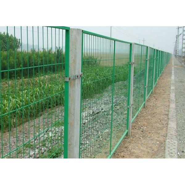Electro Galvanized Steel Wire Fencing / Welded Wire Mesh Panels Corrosion Resistance