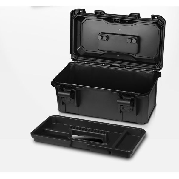 EA-4120 caja de almacenamiento de joyas con cerradura de combinación, caja de protección de instrumentos de vidrio, maleta resistente y duradera engrosada