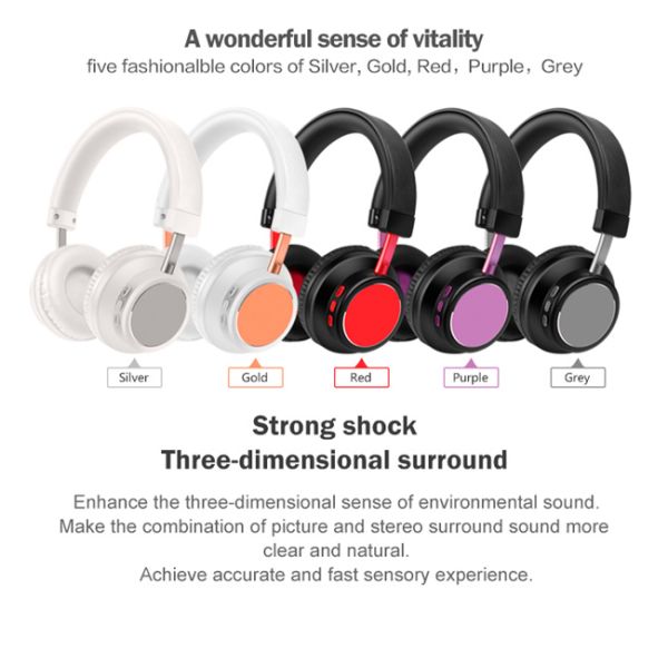 7h Super Bass Wired Bluetooth Headsets