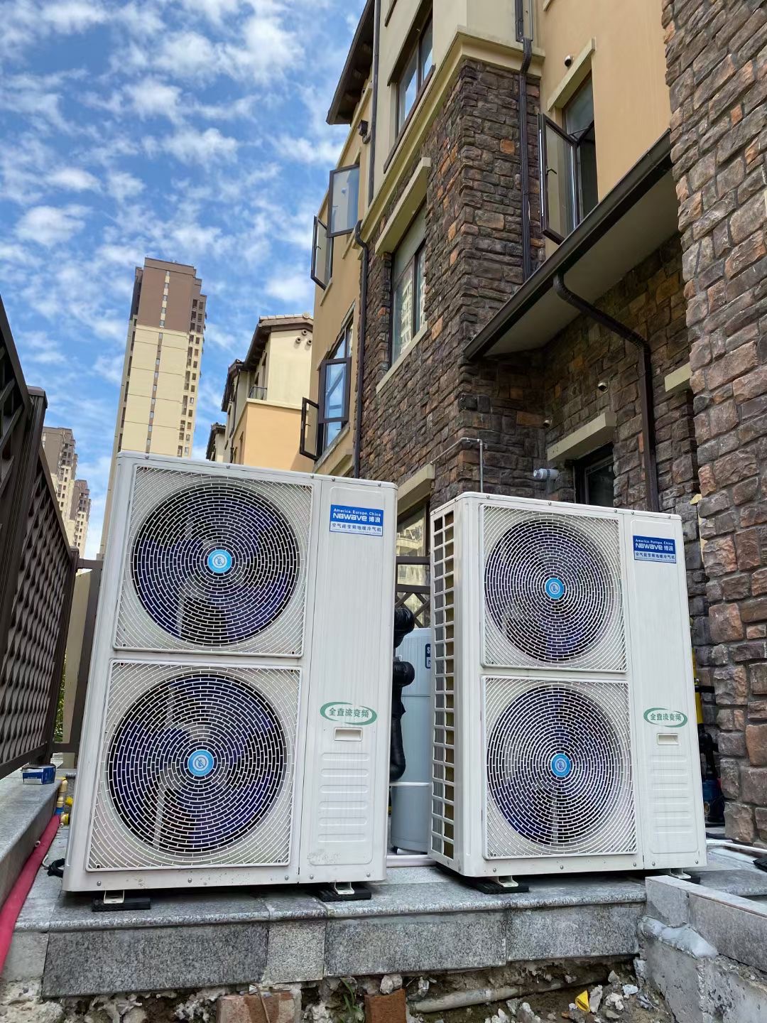 Тепловой насос источника воздуха Bathroom 8KW жилой для топления пола