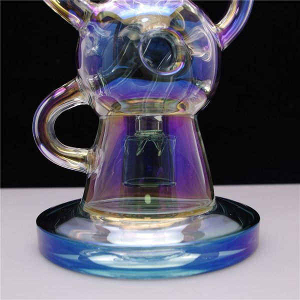 8 Inch Oil Rig Glass With 14mm Quartz Banger Nail Glass Smoking Pipes Glass Bong