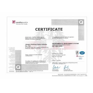 Jiangsu Keisharp Heavy Industry Co., Ltd. Сертификации