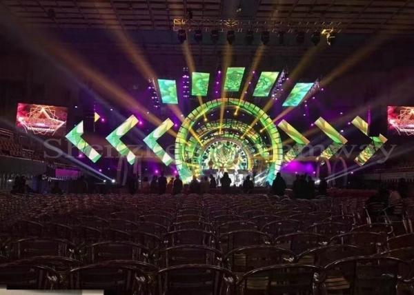 6500 Nits Outdoor LED Sign Billboard Rental Screen P4.81 1R1G1B For Stage / Event
