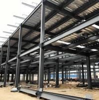 Hot Dipped Galvanized Steel Structure Warehouse , Prefabricated Warehouse Construction