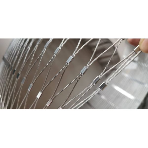 Réseau de sécurité de câbles en acier inoxydable 316 - Solution optimale pour les clôtures de protection des ports