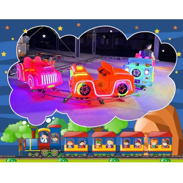 10 Players Kiddy Ride Machine Electric Train With Track