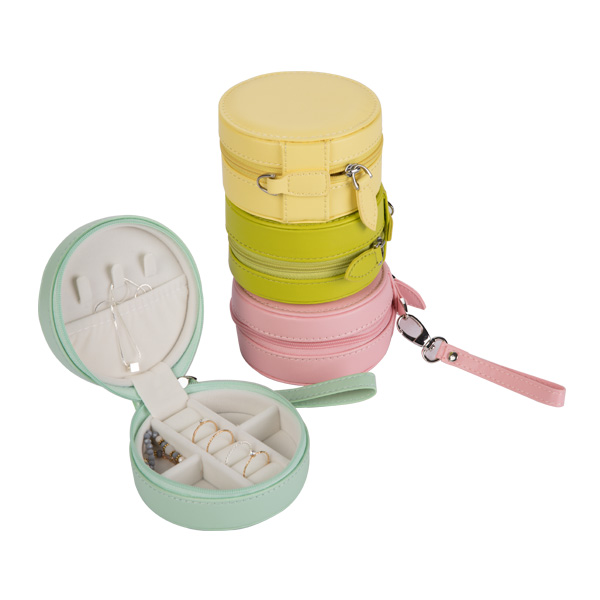 Dust Proof Portable Travel Jewelry Box Organizer Zippered Durable NO MOQ