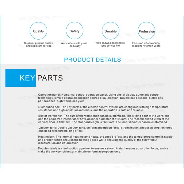 Velocidad de bombeo al vacío 100m3/h Máquina de laminado de papel de PVC de puertas de madera con prensa de vacío caliente