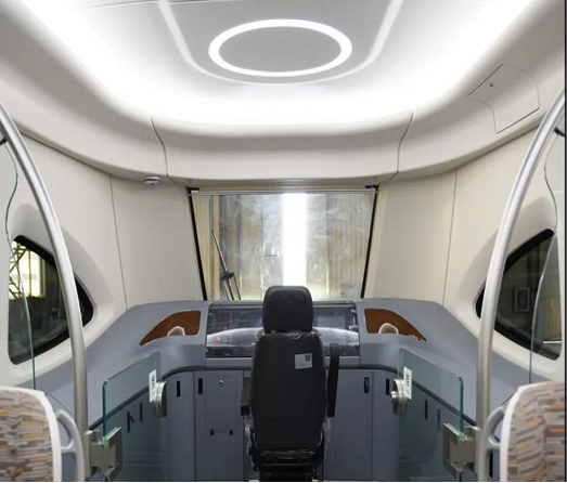 Rideaux de train en fibre de verre avec cadre en alliage d'aluminium