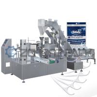 Machine d'emballage de la tête de la brosse à dents à base de fil dentaire Granule solide multifonctionnel Codage et perforation automatiques de la brosse à dents
