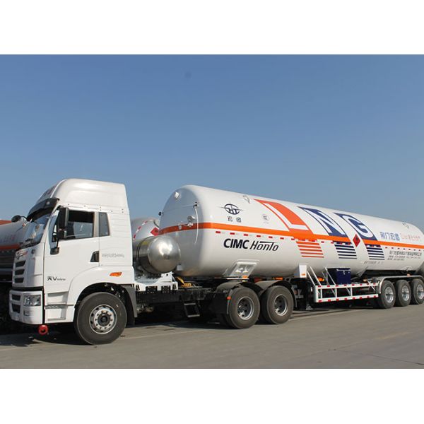 Прицеп бензинового танкера объемом 50 м3 Прицеп СПГ-танкера полуприцеп с проектной температурой -20/50 C