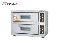 Couche Oven With Viwing Door de la plate-forme deux de magasin de boulangerie d'acier inoxydable de Commerial double