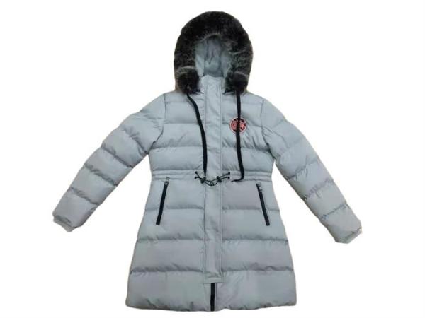 Ladies Long Puffa Coat Womens Long Padded Jacket With Fur Hood Lightweight Waterproof