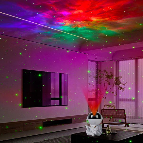 Multiscene RGB Room Projector Lights , Adjustable Space Lamps Star Projector