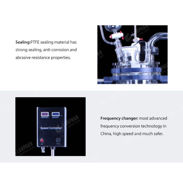 закрытый кожухом стеклянный сосуд 90W