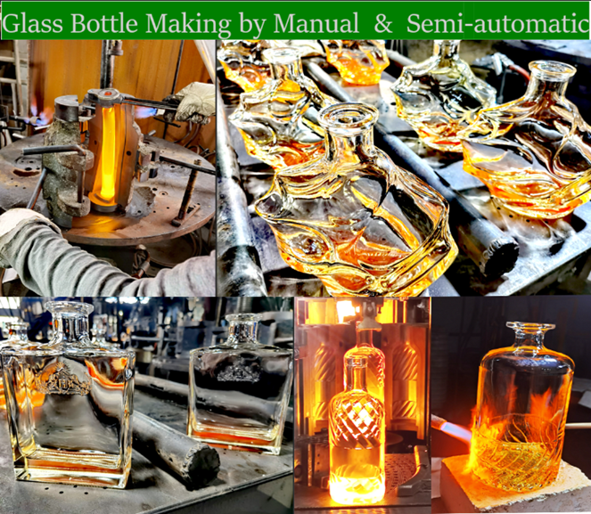 Бутылка духа сыновей 500ML Тори запечатывания пробочки стеклянная выбила поверхность этикеты