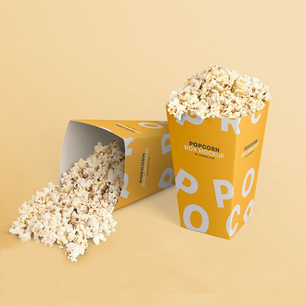 Customized Logo Paper Popcorn Bucket and Box for Customized Packaging Solutions