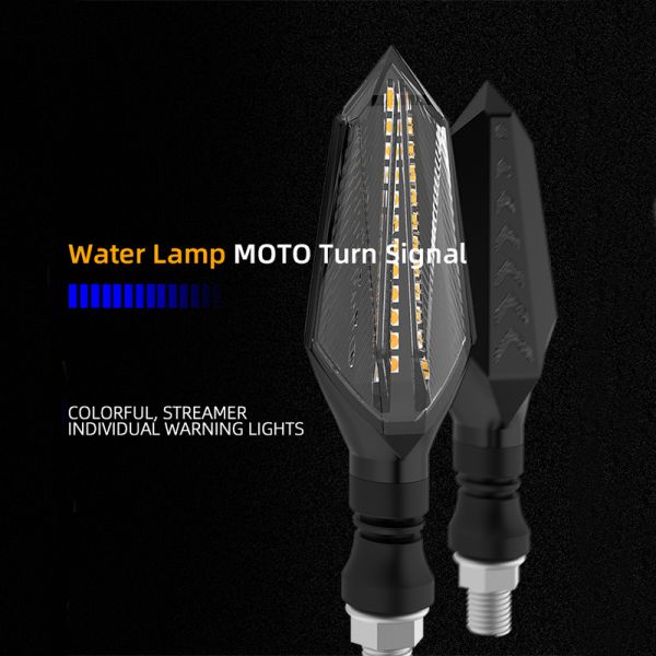 6500k Light Temperature YAYE ABS PC Water Lamp DC12V Motorcycle LED Turn Signal Indicator Light