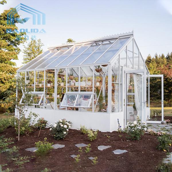 La hoja de cristal del invernadero de la horticultura del jardín de Tulip Aluminium cubrió